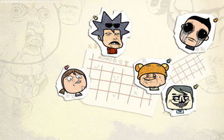 暴走漫画版卡通高清电脑桌面壁纸推荐