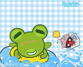 Q版青蛙电脑动画图片