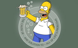 辛普森一家 高清动漫壁纸与电脑平面设计的融合艺术